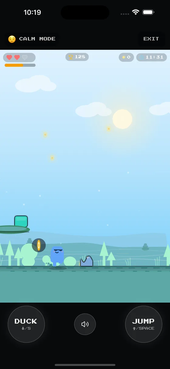 MoodRun's calm world